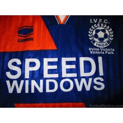 1997-99 Irvine Victoria Match Worn No.18 Home Shirt