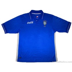 1997-98 Brazil Player Issue Training Shirt