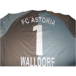 2006-08 Astoria Walldorf Match Worn No.1 Goalkeeper Shirt