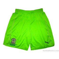 2012-13 Hibernian Player Issue Away Shorts
