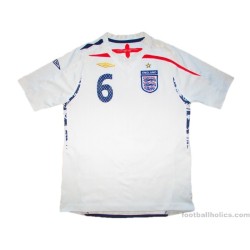 2007-09 England Terry 6 Home Shirt