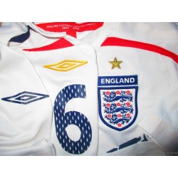 2007-09 England Terry 6 Home Shirt