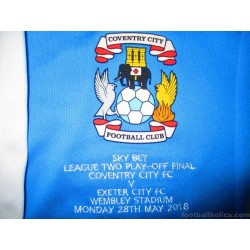 2018 Coventry 'League Two Play-Off Final' Special Shirt v Exeter City