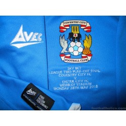 2018 Coventry 'League Two Play-Off Final' Special Shirt v Exeter City