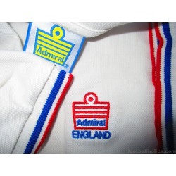 2016 England Admiral White Polo Shirt