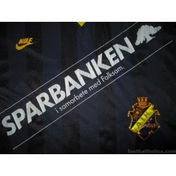 1985-88 AIK Stockholm Match Worn (Björn Kindlund) No.3 Home Shirt