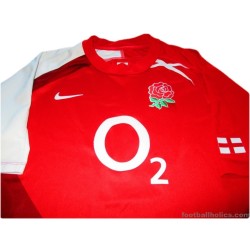 2007-09 England Rugby Pro Away Shirt