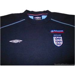 1999-01 England Umbro Sweat Top
