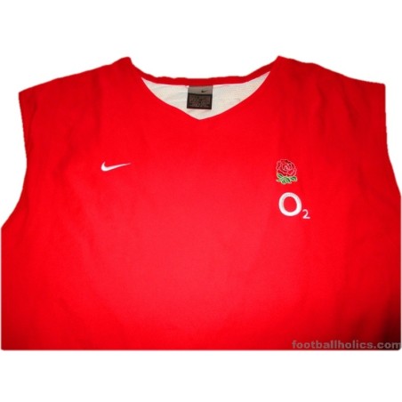 2003-04 England Rugby Player Issue Ben Cohen Player Issue Training Vest