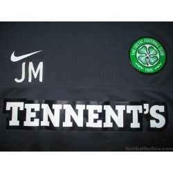 2012-13 Celtic Staff Worn 'JM' (Mjällby) Training Shirt