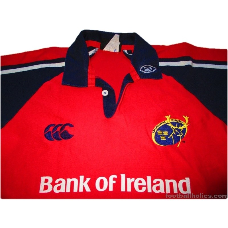2003-04 Munster Rugby Pro Home Shirt