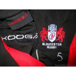 2014-15 Gloucester Rugby Player Issue Tom Palmer #5 Training Top