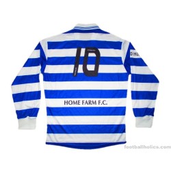 2016-18 Home Farm FC Home Shirt Match Worn #10