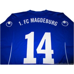 2011-12 1. FC Magdeburg Fourth Shirt Match Issue #14