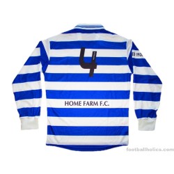 2016-18 Home Farm FC Match Worn No.4 Home Shirt