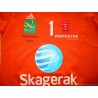 2015-16 Larvik HK Match Worn Toft 1 Signed Goalkeeper Shirt