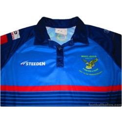 2017 West Leeds ARLFC '20th Year Anniversary' Player Issue Polo Shirt