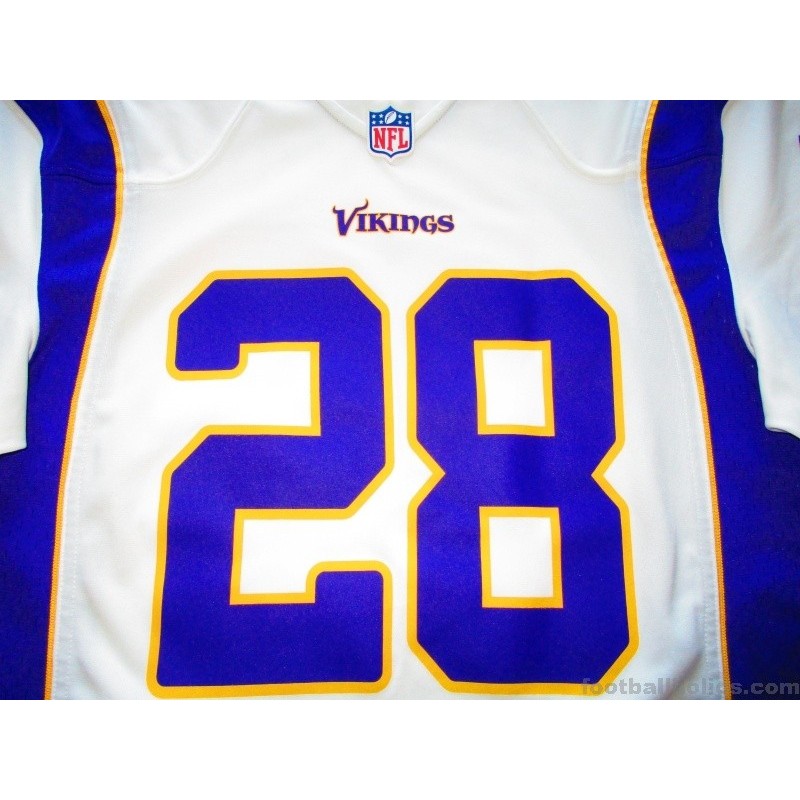 2012 Minnesota Vikings Road Jersey Peterson 28