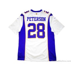 2012 Minnesota Vikings Road Jersey Peterson #28