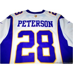 2012 Minnesota Vikings Road Jersey Peterson #28