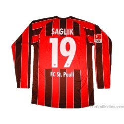 2011-12 St Pauli Match Worn Third Shirt Saglik #19