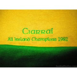 1981 Kerry GAA (Ciarraí) 'All Ireland Champions' Retro Away Jersey