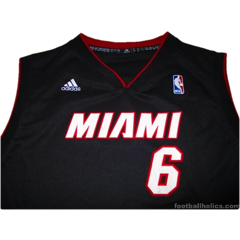 Miami Heat Basketball Jersey 2010/11 by Adidas – Lebron 6