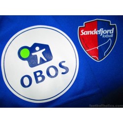 2016 Sandefjord Home Shirt Match Worn Kovács #10