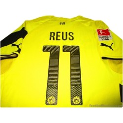 2014-15 Dortmund Home Shirt Reus #11