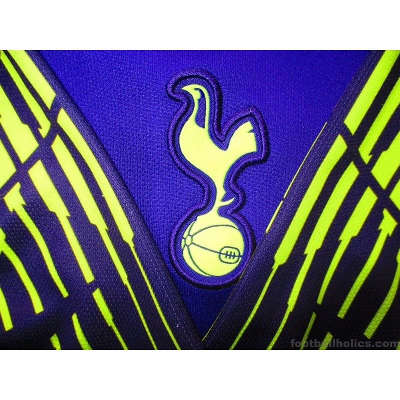 Tottenham Long Sleeve Jersey,Tottenham Hotspur Purple Kit,Size:18-19 tottenham  purple long sleeve gk jersey