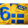 1995-96 Sweden Bandy Home Jersey Match Worn Rosendahl #6