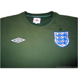 2009-10 England Green GK Shirt