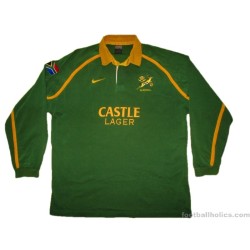 2001-03 South Africa Rugby Pro Home Shirt