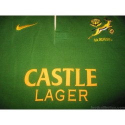 2001-03 South Africa Rugby Pro Home Shirt