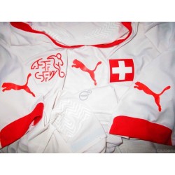 2014-15 Switzerland Player Issue Away Shirt