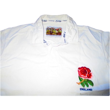 1987 England Rugby 'World Cup' Retro Home Shirt