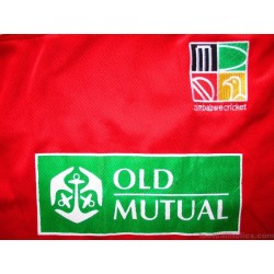 2004 Zimbabwe Cricket ODI Shirt v England Match Worn Chigumbura #47