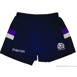 2017-18 Scotland Rugby Player Issue Home Shorts