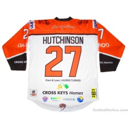 2013-14 Peterborough Phantoms Home Jersey Match Worn Hutchinson #27