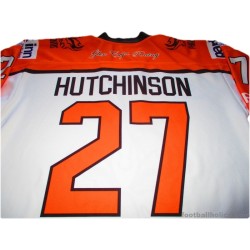 2013-14 Peterborough Phantoms Home Jersey Match Worn Hutchinson #27