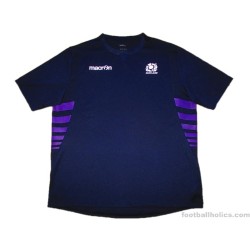 2013-14 Scotland Rugby Macron Training Shirt