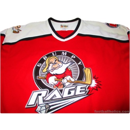 Rage White Hockey Jersey