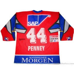 1998-99 Adler Mannheim Away Jersey Penney #44