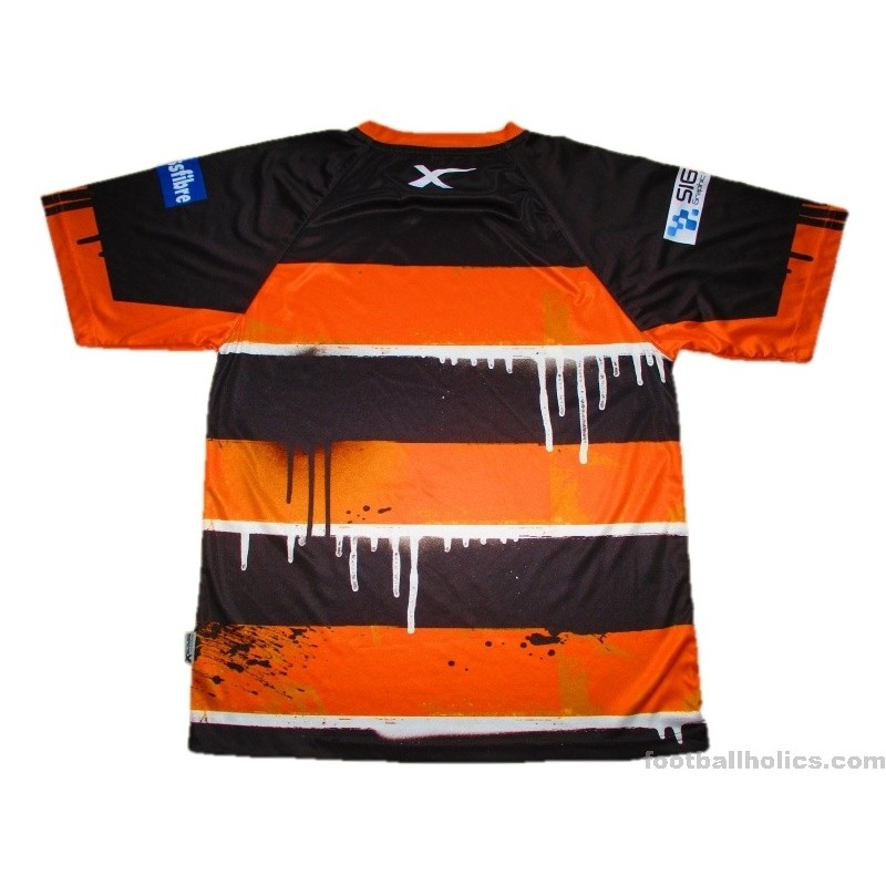 New Castleford Tigers Home Kit 2017- CTRLFC XBlades Shirt 2017