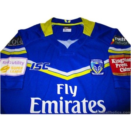 2016 Warrington Wolves '140 Years' Pro Home Shirt