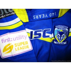 2016 Warrington Wolves '140 Years' Pro Home Shirt