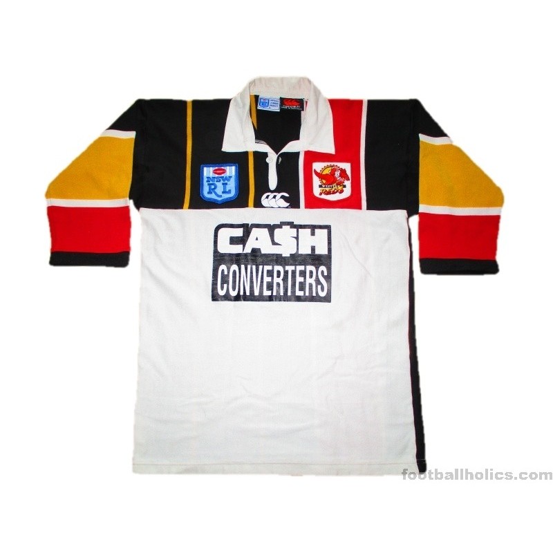 1995 Western Reds Rugby League Pro Home Jersey