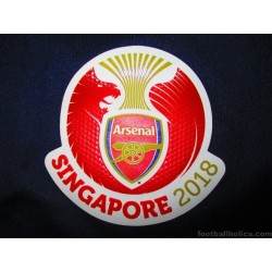 2018 Arsenal 'Singapore' Player Issue Puma 1/2 Zip Training Top