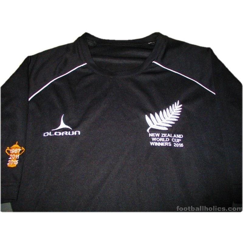 2015 New Zealand Rugby 'World Cup Winners' Shirt