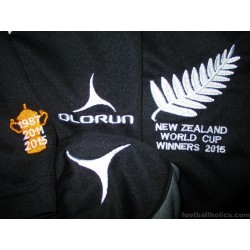 2015 New Zealand Rugby 'World Cup Winners' Shirt